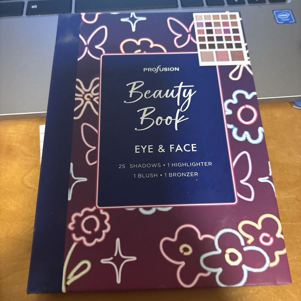 PROFUSION Beauty Book Eye & Face Set 25 Shadows 1 Highlighter 1 Blush 1 Bronzer